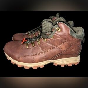 RBX Brown Hiking Boots Men’s 11 Wide Trail Outdoor Shoes New